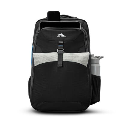 High Sierra Hi-Life 3-in-1 Convertible Wheeled Backpack in the color Black/Blue.