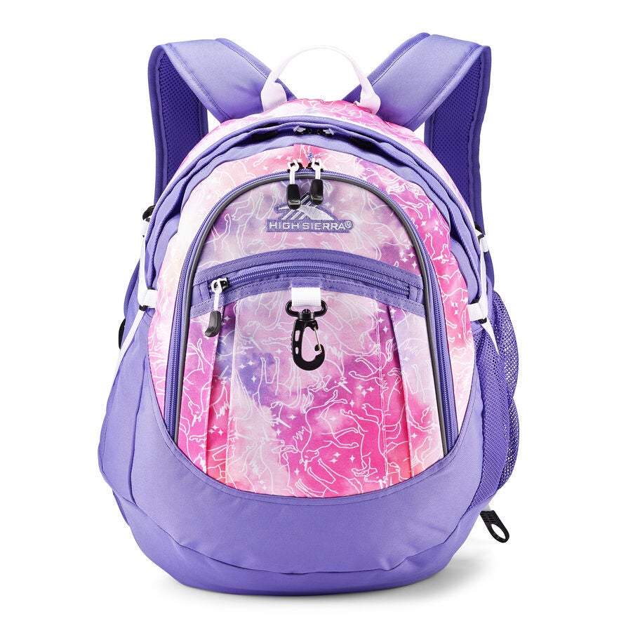 High Sierra Fatboy Fatboy Backpack in the color Unicorn Clouds/Lavender/White. image number 3