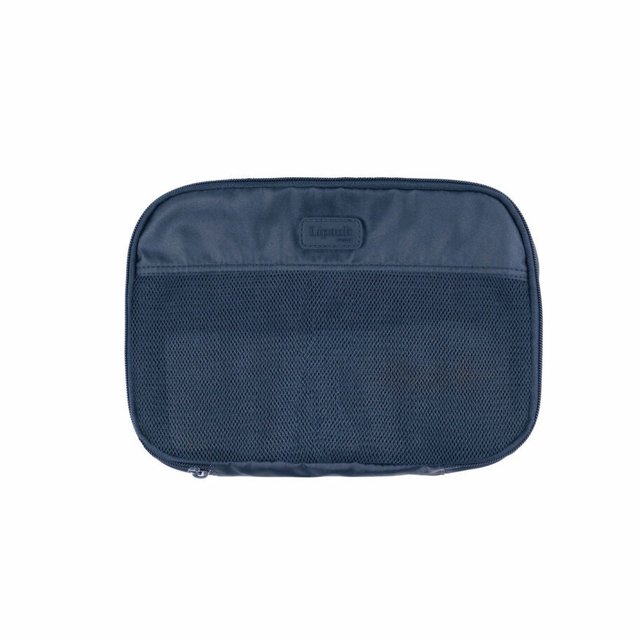 Lipault Travel Accessories 3 Piece Packing Cubes in the color Navy. image number 3