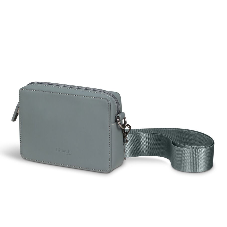 Lipault Lost In Berlin Crossbody Bag - The Box in the color Cement Storm. image number 0