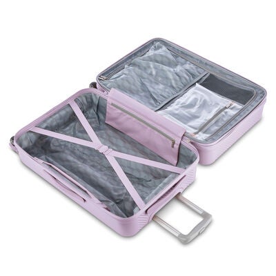 American Tourister Ikon Spinner Large in the color Purple Haze.