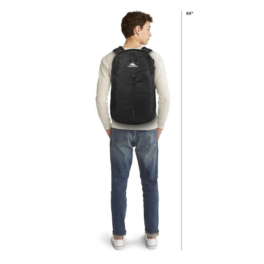 High Sierra BTS Sac &agrave; dos Swerve Pro in the color NOIR. image number 5