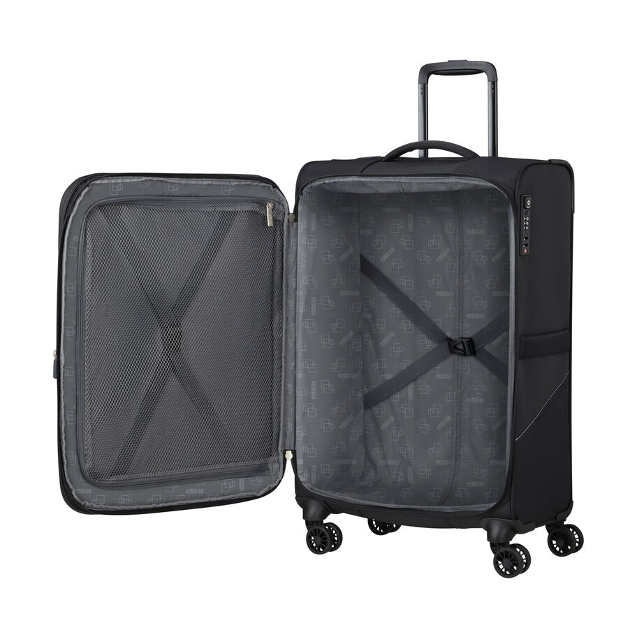 American Tourister SummerRide Spinner Medium in the color Black. image number 1