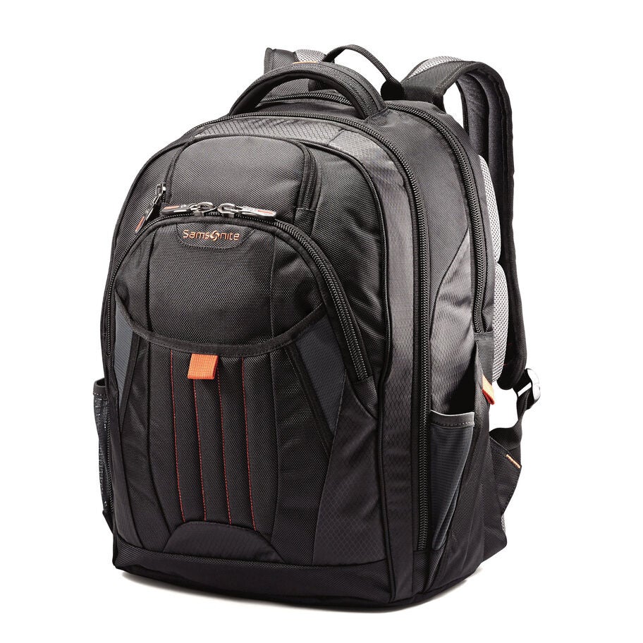 Samsonite Tectonic 2 Large Backpack in the color Black/Orange. image number 0