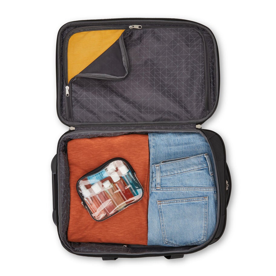 High Sierra Pendall Carry-On Wheeled Duffle in the color Black. image number 2