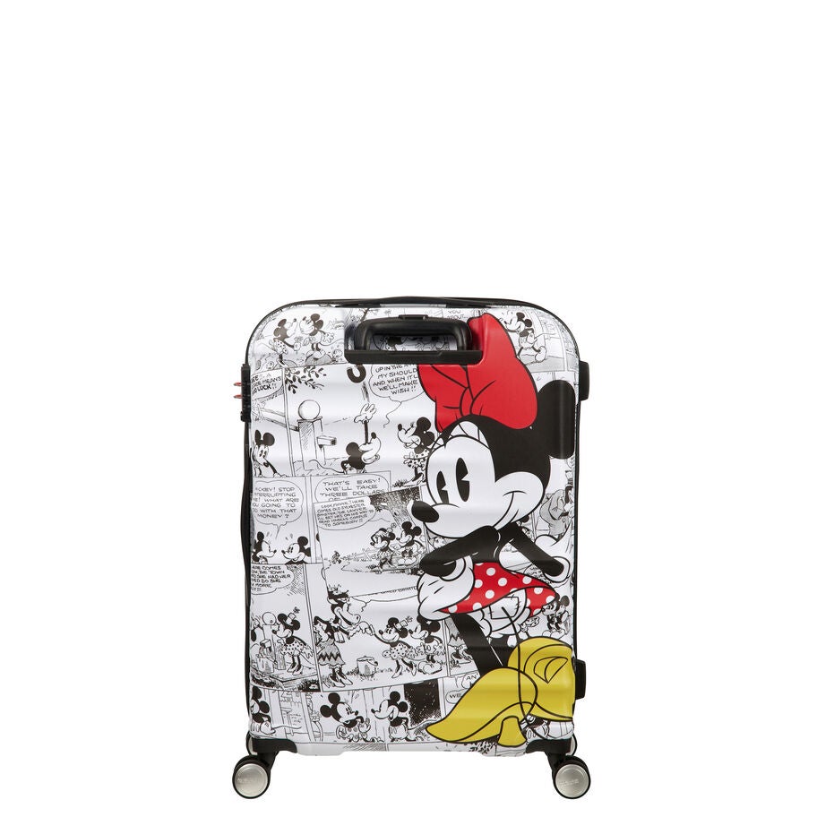 American Tourister Disney Wavebreaker Spinner Medium in the color Minnie Comics White. image number 3