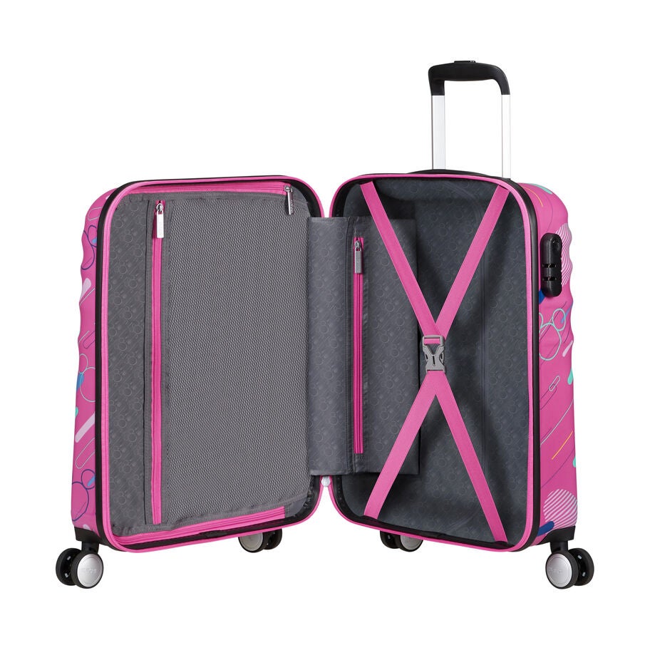 American Tourister Disney Wavebreaker Spinner Carry-On&trade; in the color Minnie Future Pop. image number 1