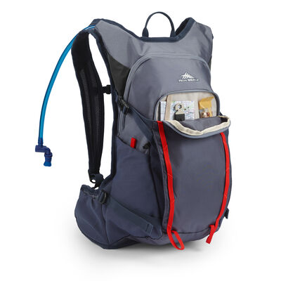 High Sierra Hydrahike 2.0 16L Chill Hydration Pack in the color Grey Blue.