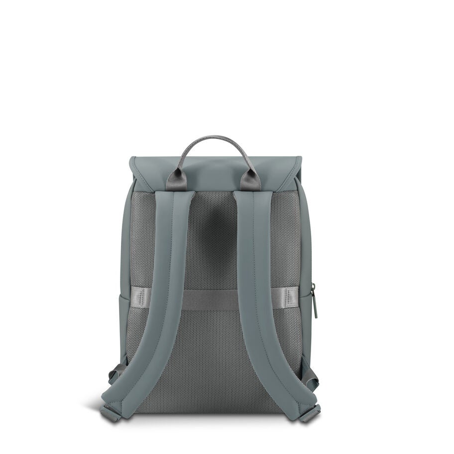 Lipault Lost In Berlin Square Backpack 2.0 in the color Cement Storm. image number 5