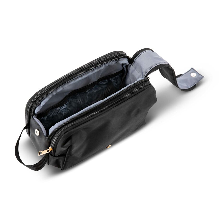 Samsonite Companion Sacs - Trousse de voyage de luxe &agrave; fermeture &agrave; glissi&egrave;re sup&eacute;rieure pour femmes in the color Noir. image number 2