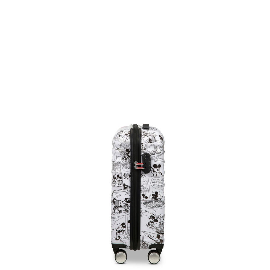 American Tourister Disney Wavebreaker Spinner Carry-On&trade; in the color Minnie Comics White. image number 5