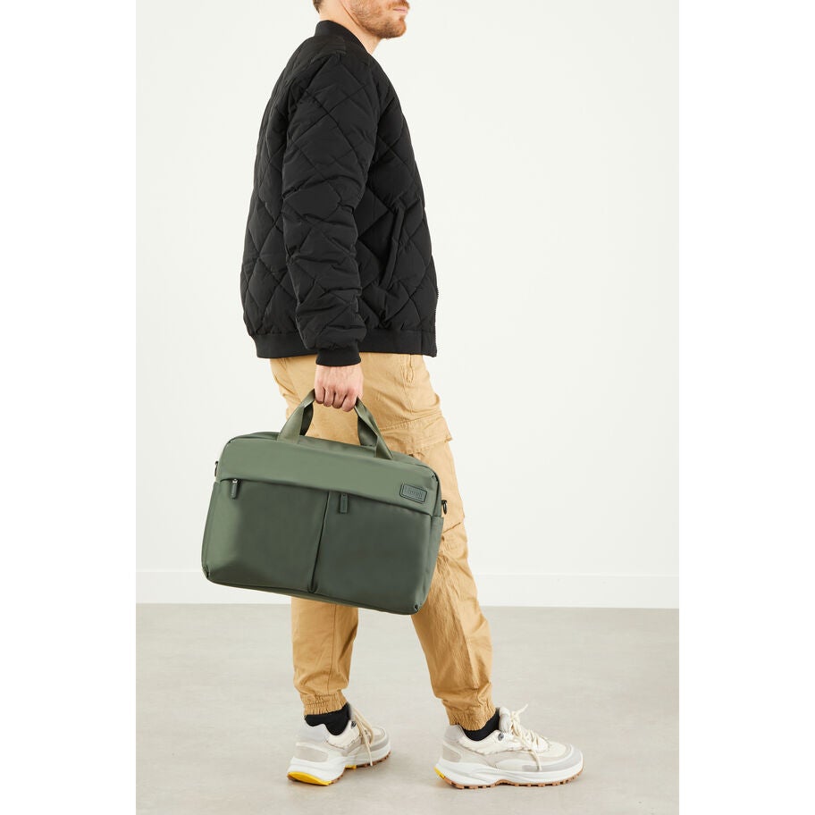 Lipault City Plume Sac 24 Heures in the color Khaki Green. image number 1