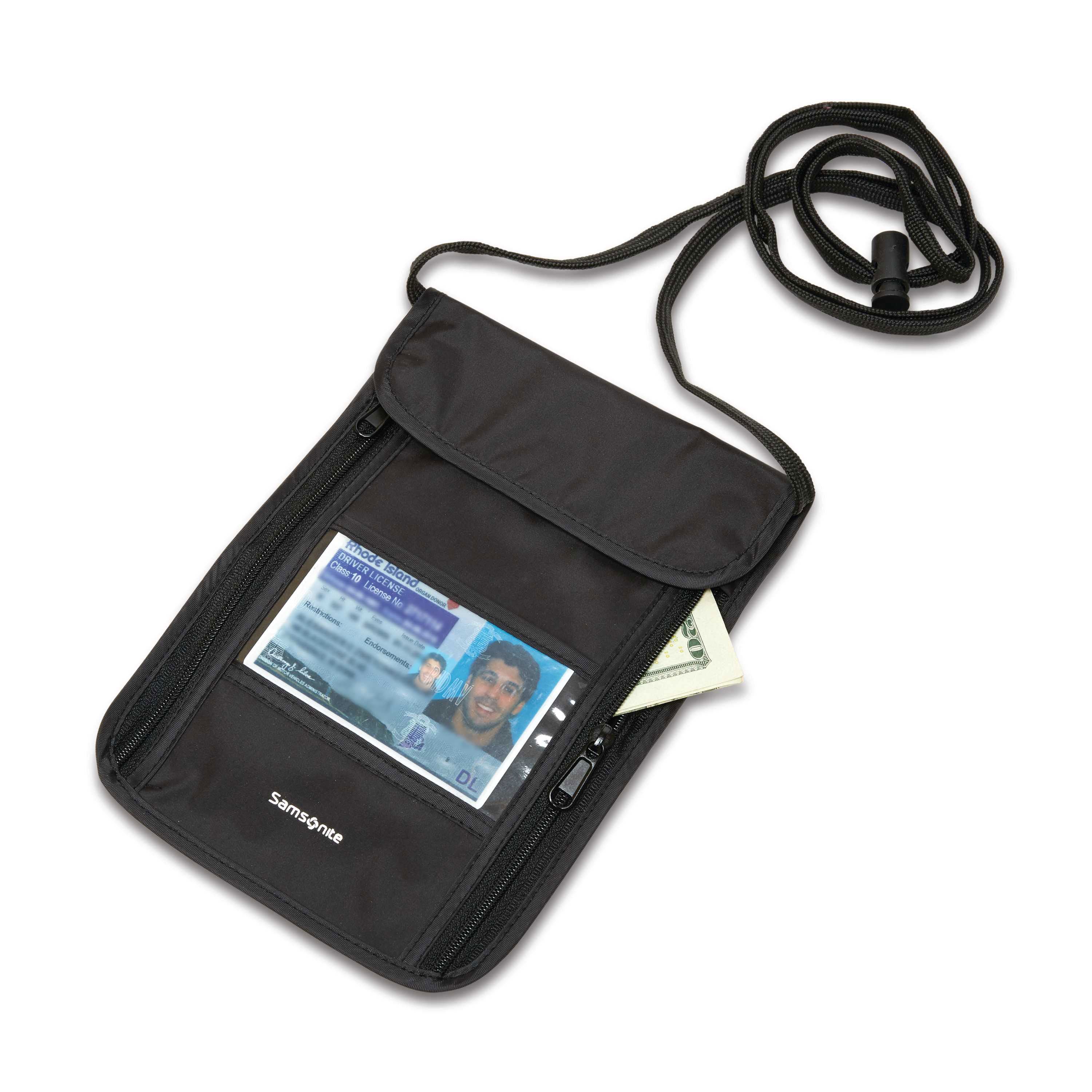Samsonite Pochette De Securite Tour De Cou De RFID