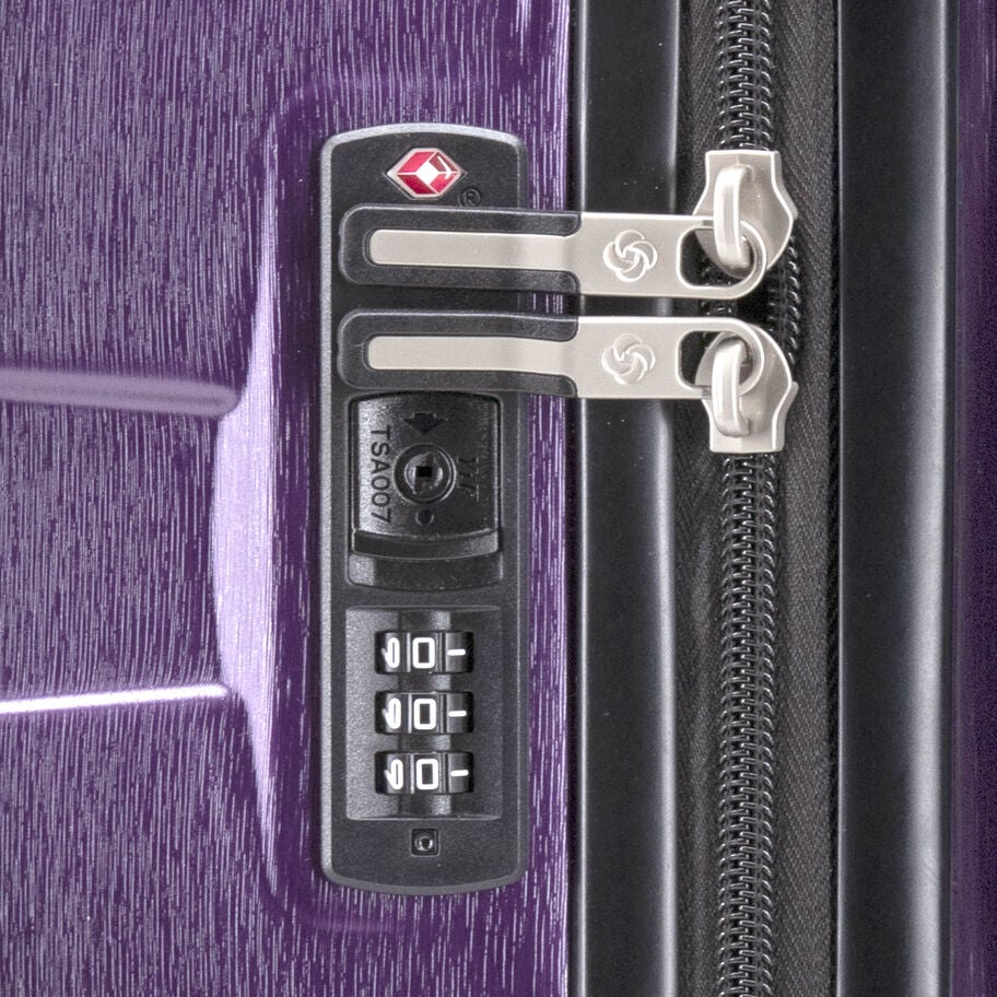 Samsonite Ziplite 6 valise de cabine &agrave; roues in the color Violet. image number 4