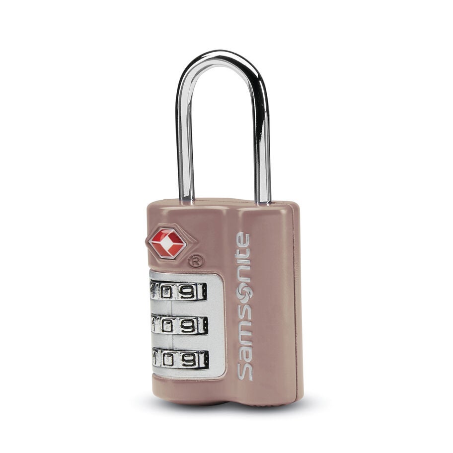 Samsonite Accessories 3 Dial Combination Lock in the color Dusty Rose. image number 0