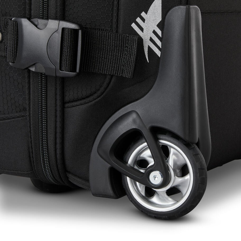 High Sierra Pendall Carry-On Wheeled Duffle in the color Black. image number 7