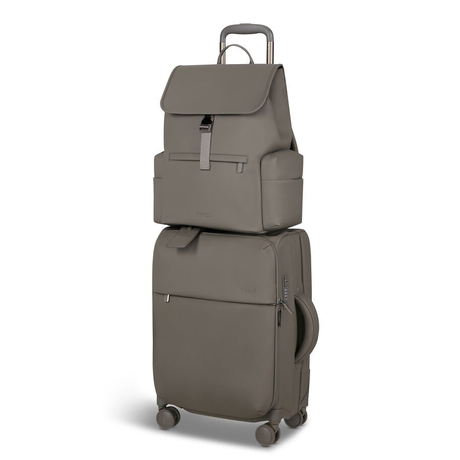 Lipault LOST IN BERLIN Cargo Backpack 2.0 in the color New | Ash Stone. image number 9