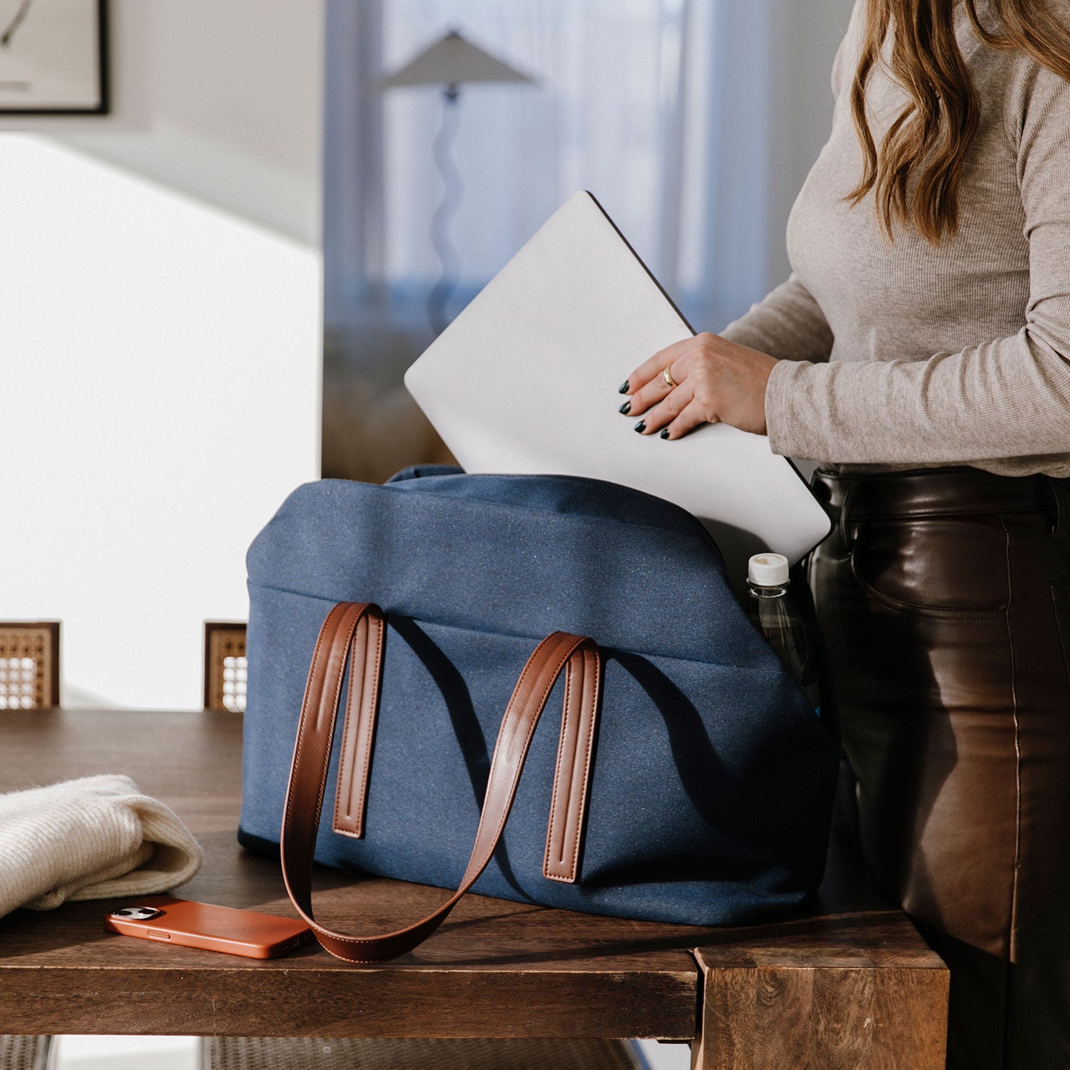 Samsonite ladies leather weekender shop