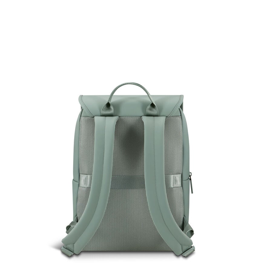 Lipault Lost In Berlin Square Backpack 2.0 in the color Yoga Green. image number 5