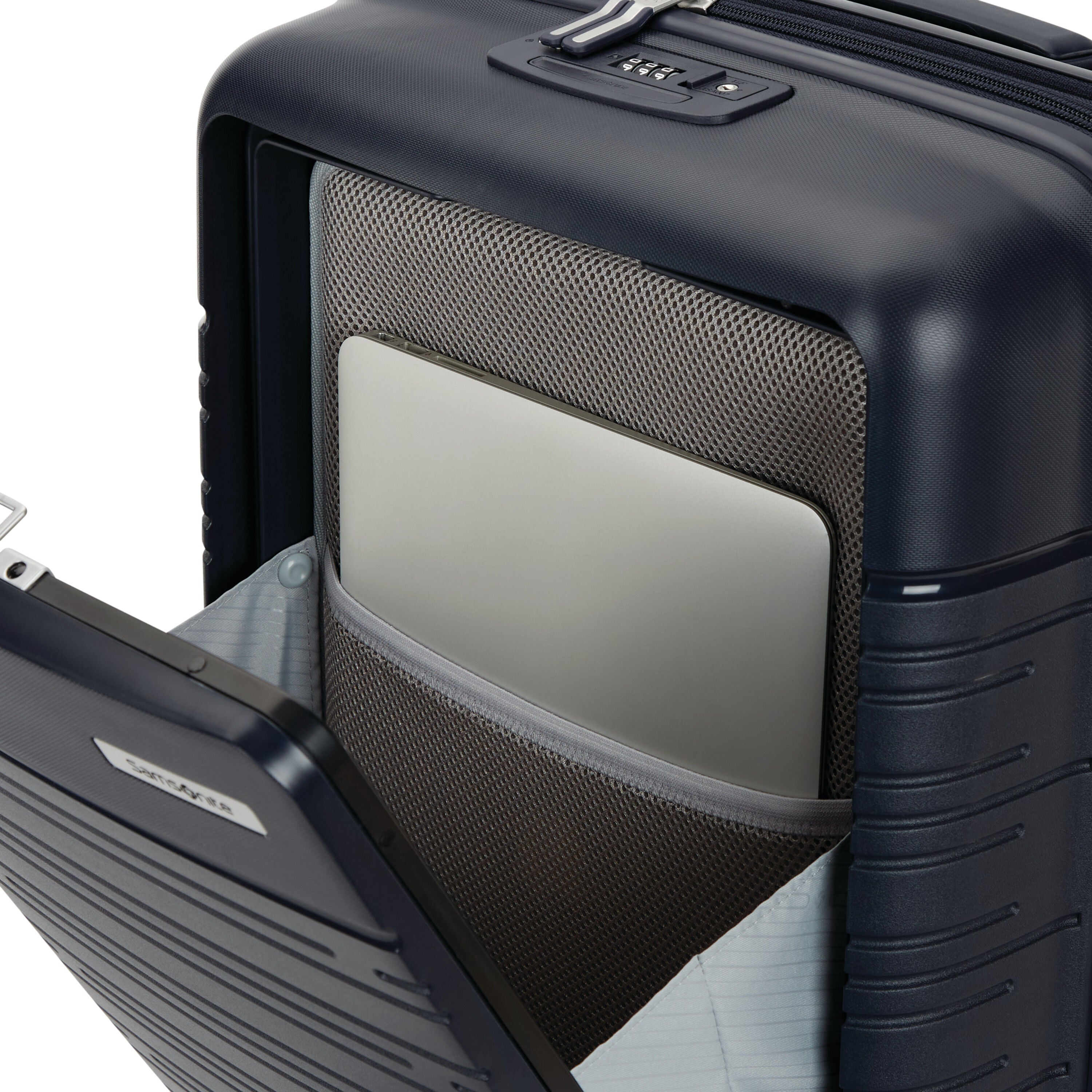 Hardside carry on luggage with laptop compartment clearance