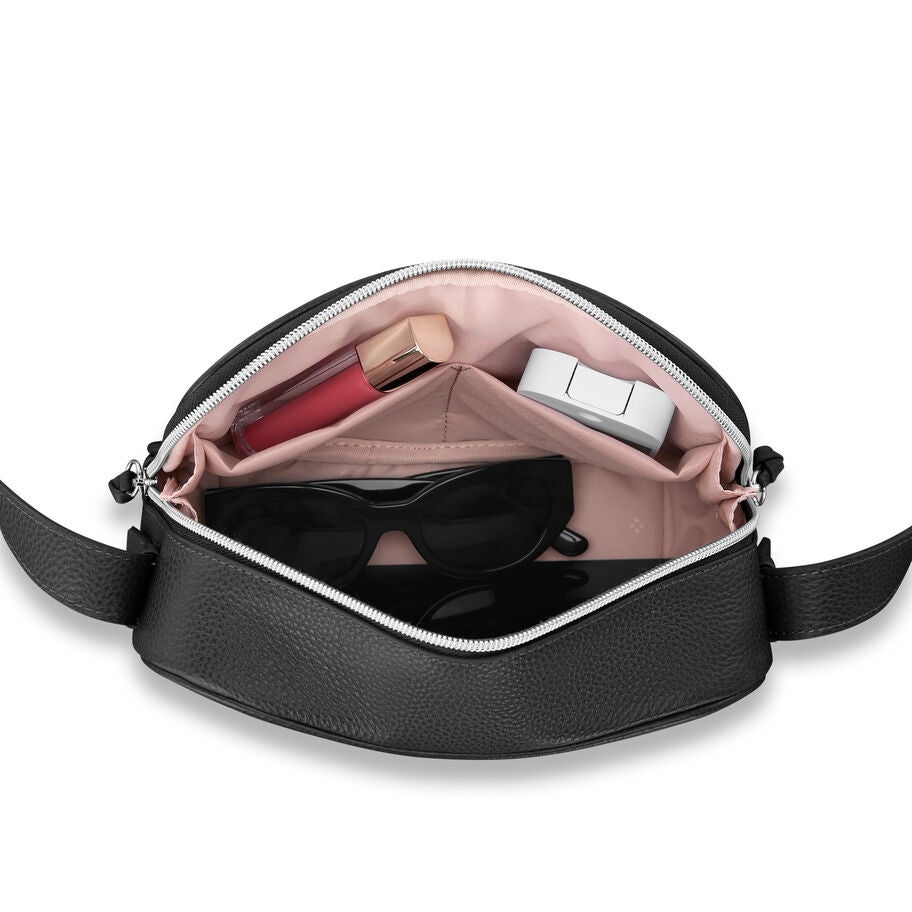 Samsonite Mobile Solution 2 Leather Bandouli&egrave;re RFID in the color NOIR. image number 1