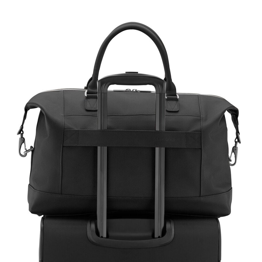 Samsonite Classic Leather Sac de sport week-end in the color Noir. image number 5