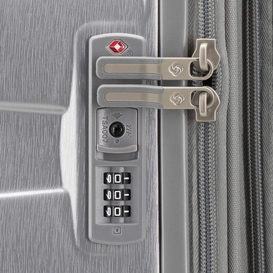 Samsonite Ziplite 6 valise grand &agrave; roues in the color Argent. image number 4