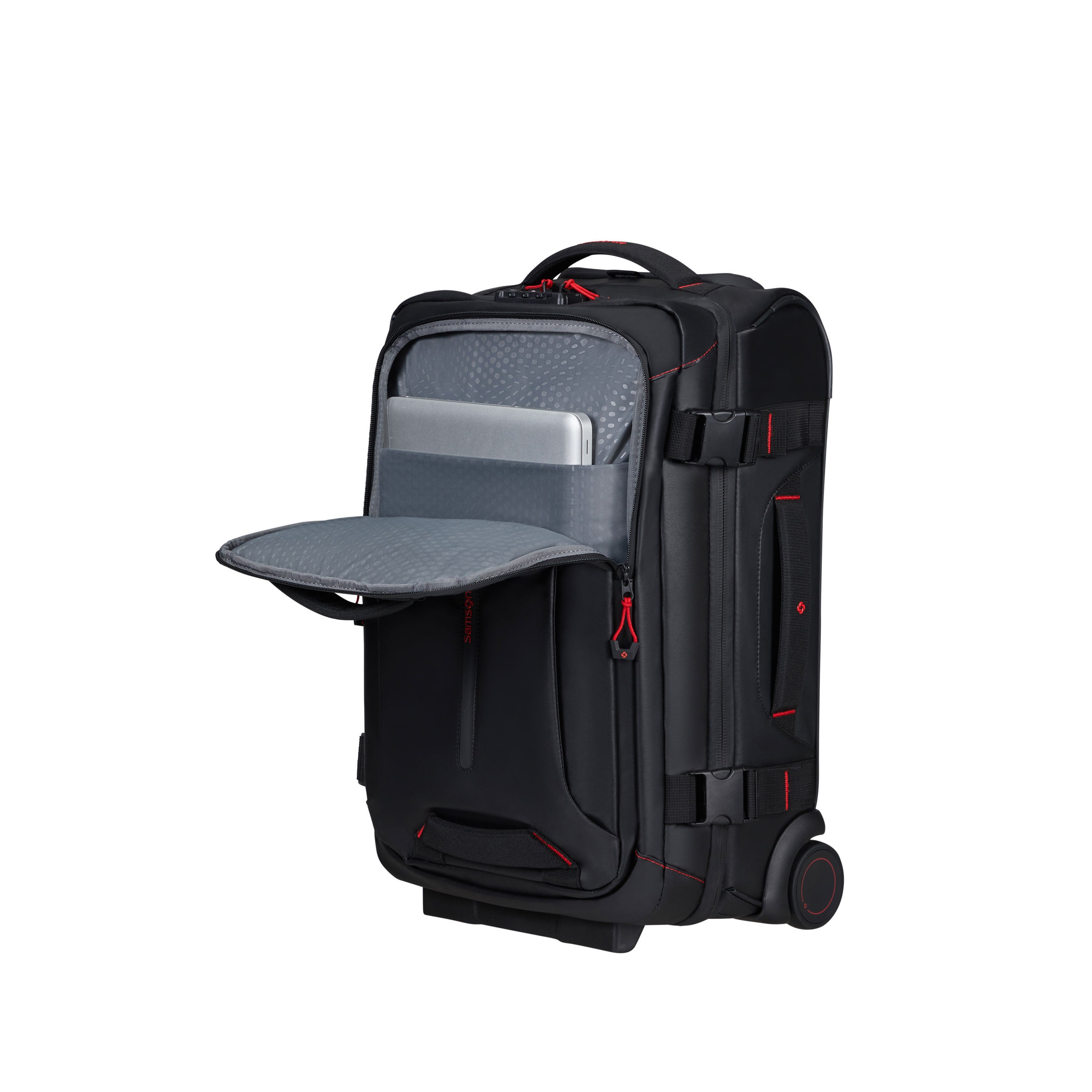 Lightweight duffle with wheels top