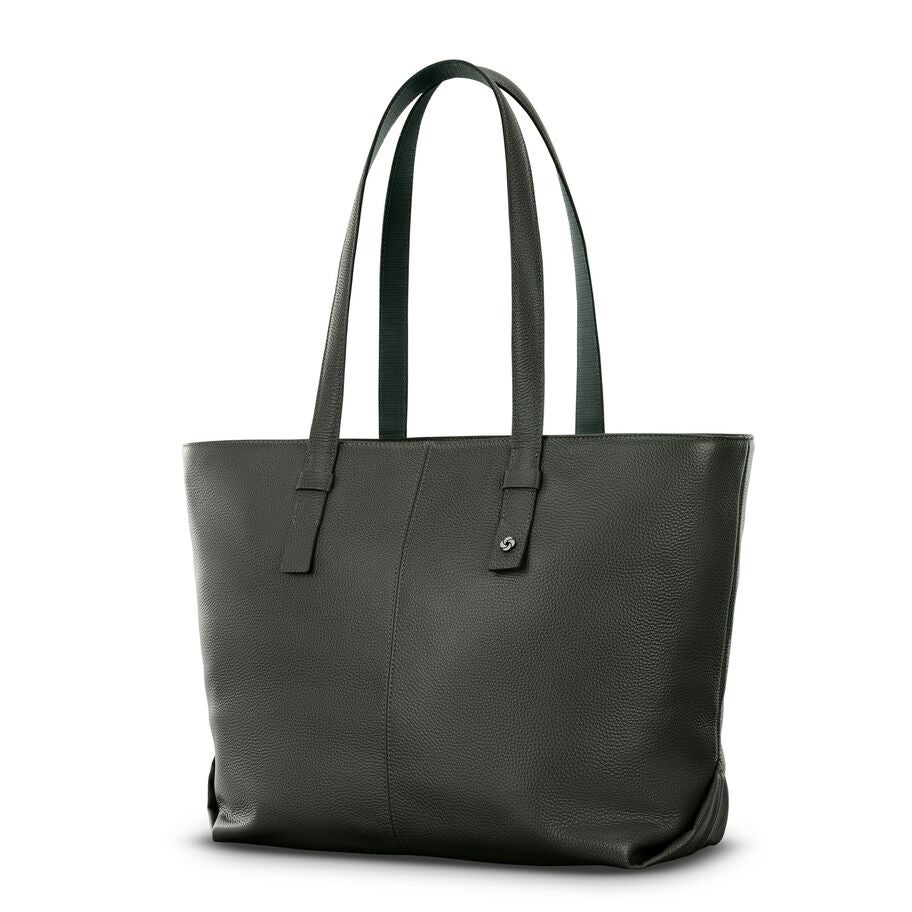 Samsonite Mobile Solution 2 Leather Business Tote in the color Olive. image number 0