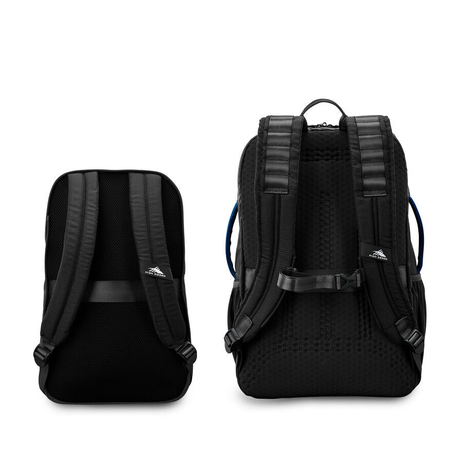 High Sierra Hi-Life 3-in-1 Convertible Backpack in the color Black/Blue. image number 3