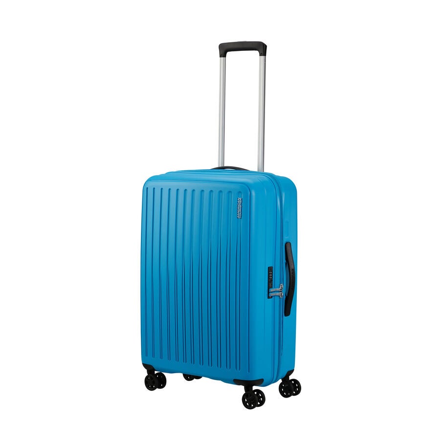 American Tourister Rejoy Spinner Medium in the color Azure Blue. image number 8