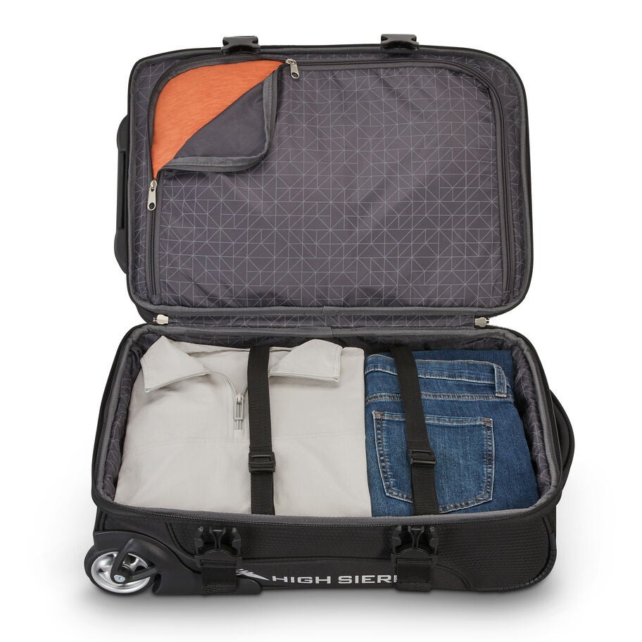High Sierra Pendall Carry-On Wheeled Duffle in the color Black. image number 3