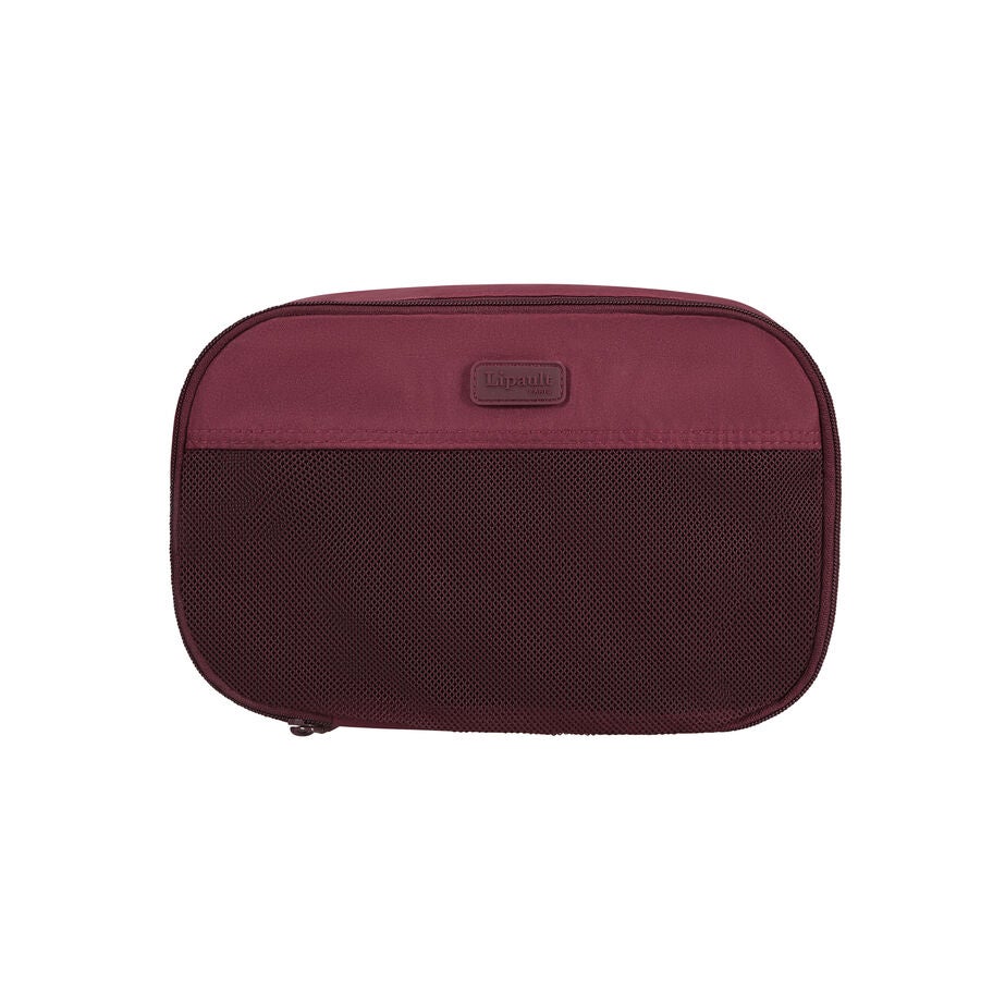 Lipault Accessoires de voyage cubes de rangement 3 pi&egrave;ces in the color Bordeaux. image number 2