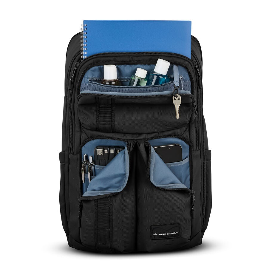 High Sierra Lineage Sac &agrave; Dos de Voyage in the color Noir. image number 1