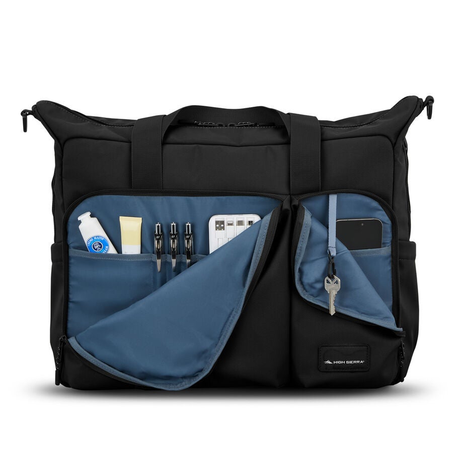 High Sierra Lineage Tote Bag in the color Black. image number 2