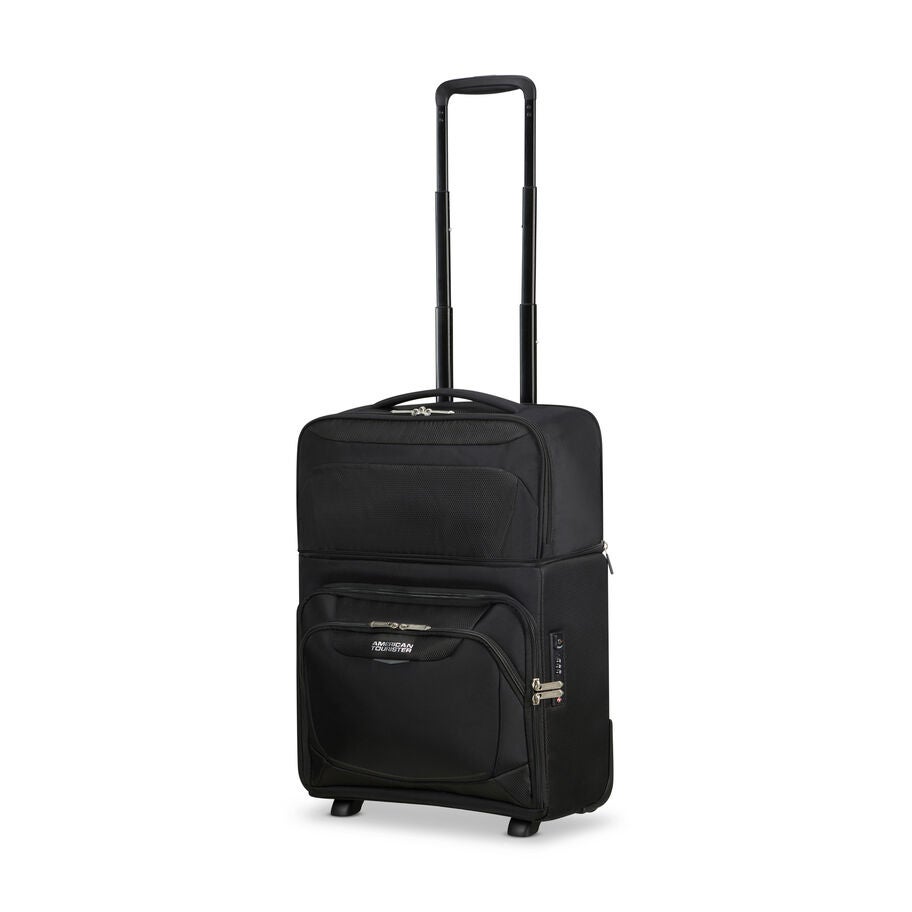 American Tourister SummerRide Expandable Upright Underseater in the color Black. image number 8