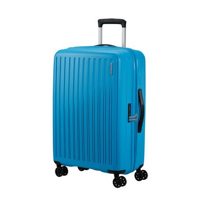 American Tourister Rejoy Spinner Medium in the color Azure Blue.