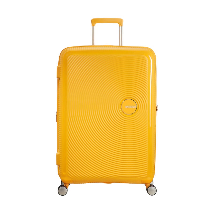 American Tourister Curio Spinner Grand in the color Jaune Dor&eacute;. image number 3
