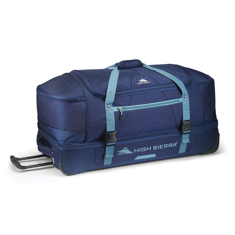 High Sierra Fairlead 34" Drop Bottom Duffle in the color True Navy/Graphite Blue. image number 0