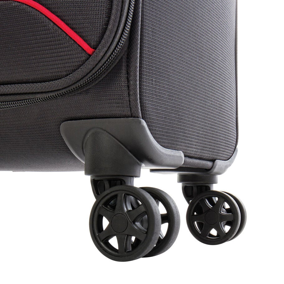 American Tourister Journey Lite Spinner Medium in the color Black/Red. image number 8