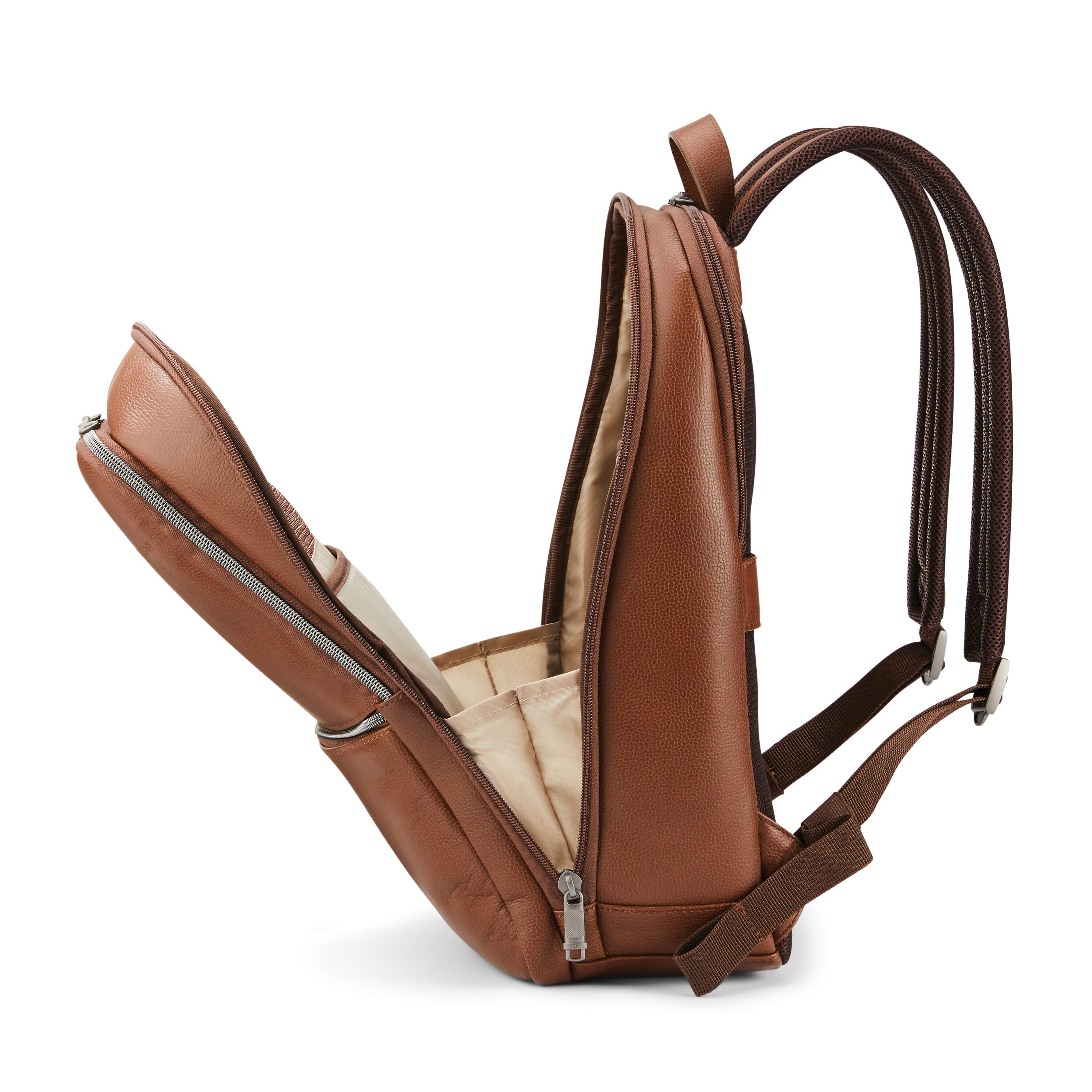 Samsonite slim leather backpack new arrivals