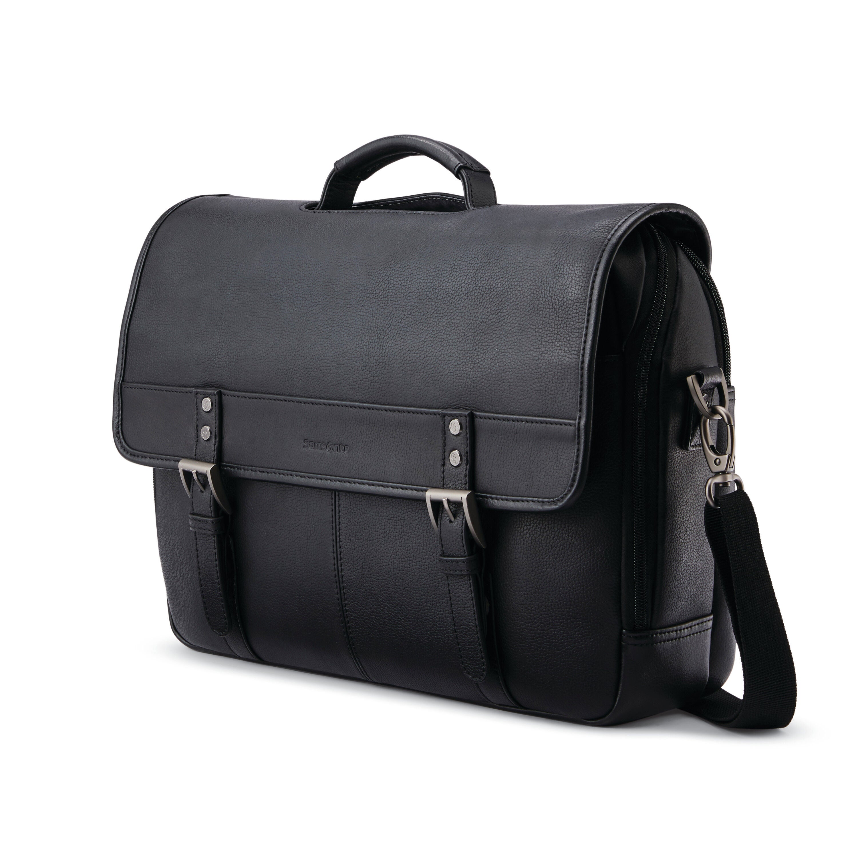 Samsonite leather laptop bag new arrivals