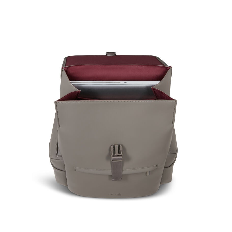Lipault LOST IN BERLIN Cargo Backpack 2.0 in the color New | Ash Stone. image number 2