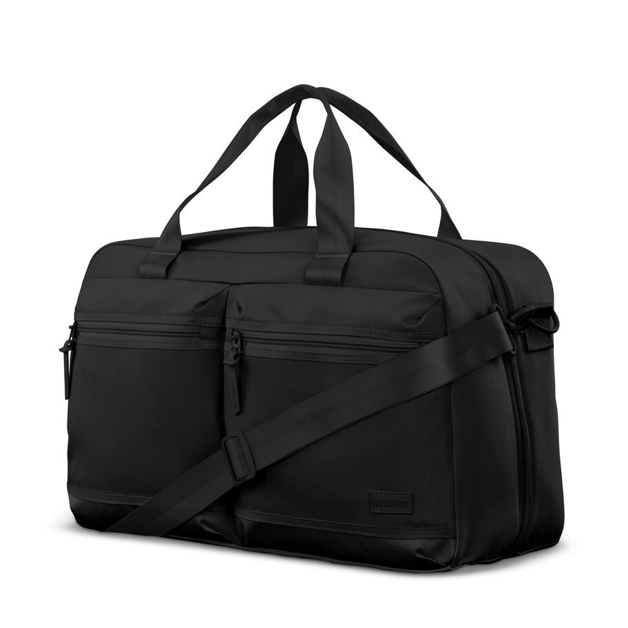 American Tourister Stratum 3.0 Convertible Weekender in the color Black. image number 0