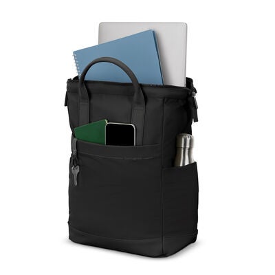 Samsonite Companion Bags Convertible Backpack in the color Black.