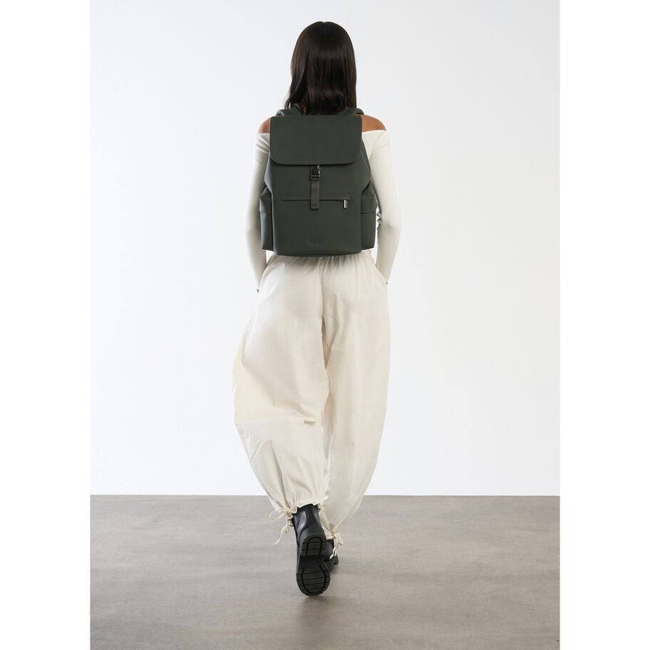 Lipault LOST IN BERLIN Cargo Backpack 2.0 in the color Dark Moss. image number 1