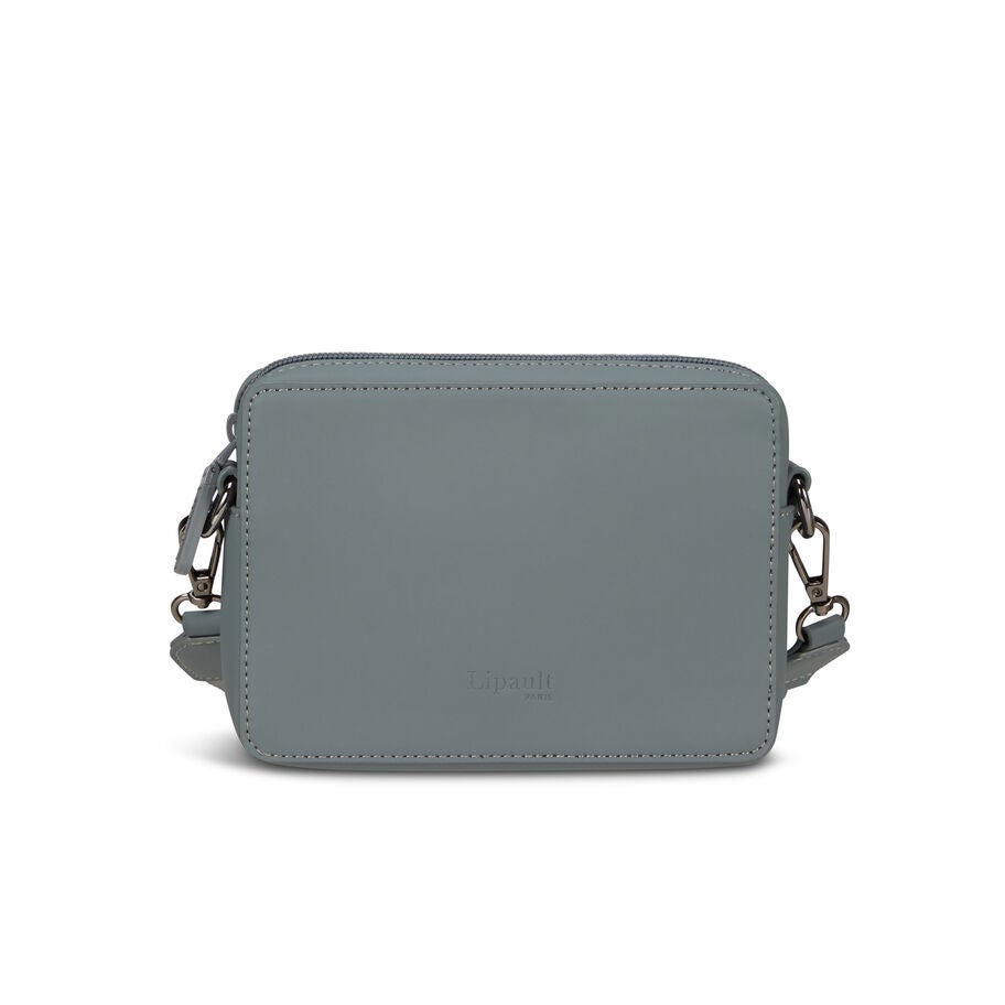 Lipault Lost In Berlin Crossbody Bag - The Box in the color Cement Storm. image number 4