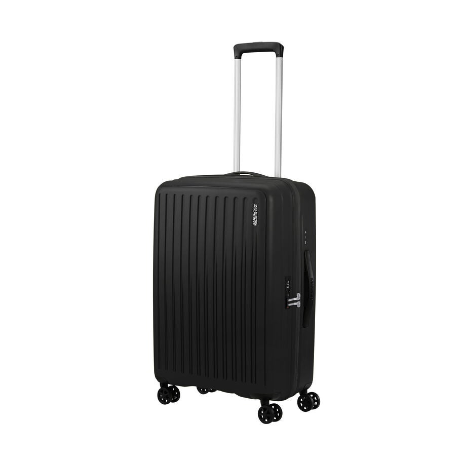 American Tourister Rejoy Spinner Medium in the color True Black. image number 9