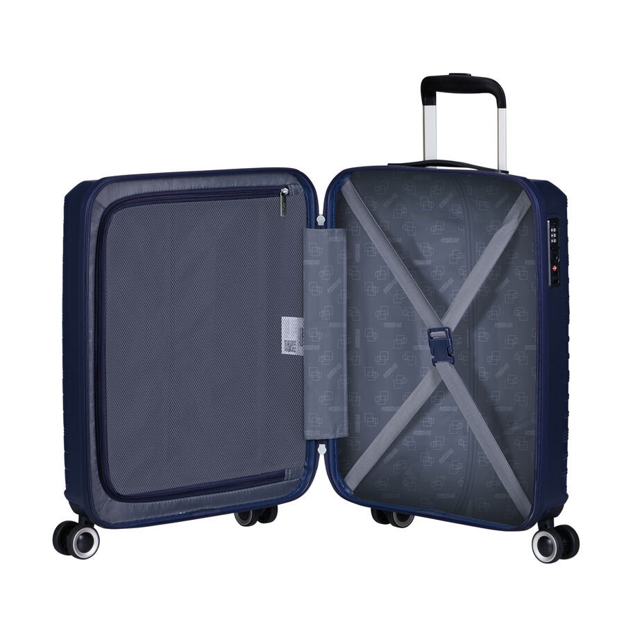 American Tourister Surftime valise de cabine &agrave; roues in the color Bleu M&eacute;tallique. image number 1