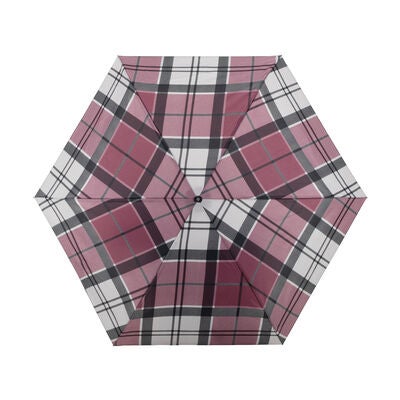 Samsonite Umbrellas Plat Manuel in the color Damier rouge grenat.